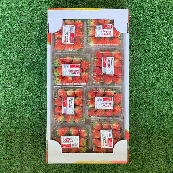 Korean Berry Licious Strawberries 250g X 8 Packs Level Five